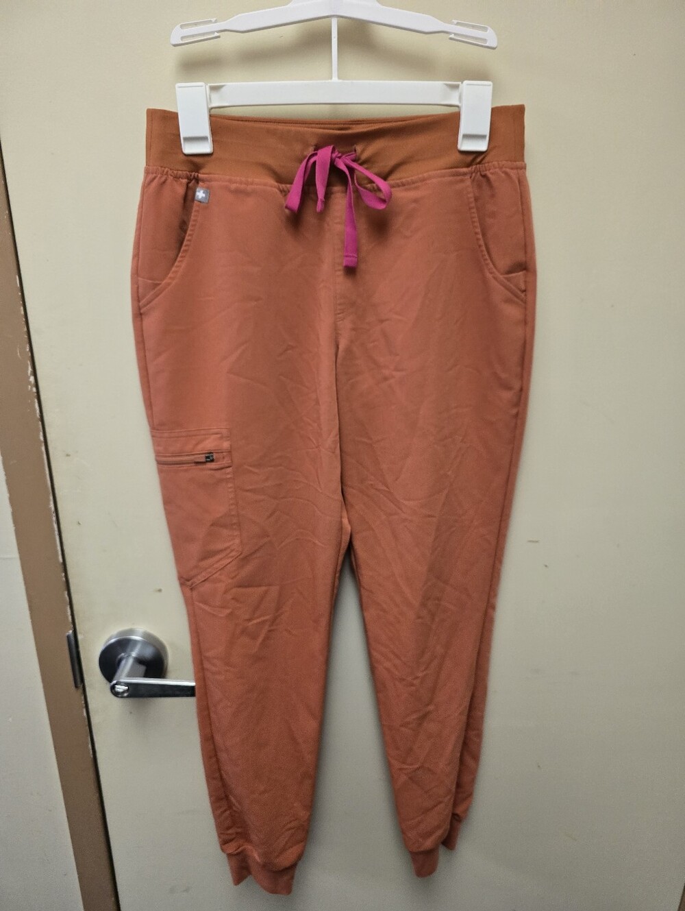 FIGS Orange Jogger Scrub Pants